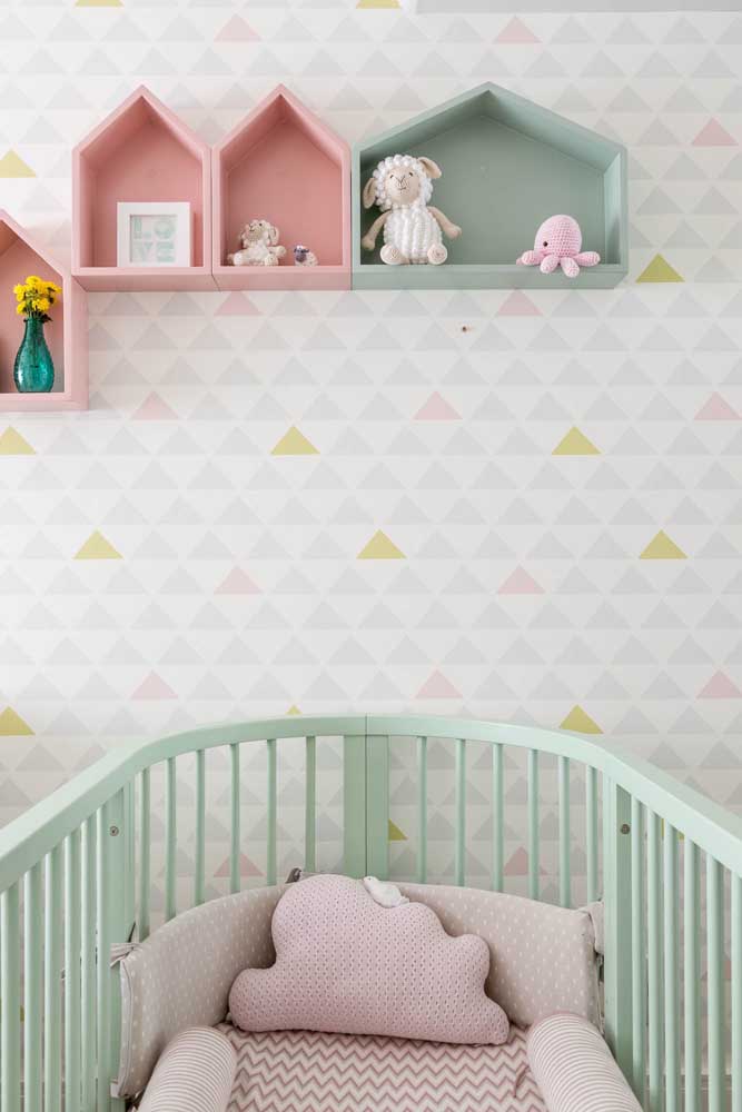 Nichos para quarto de bebê: 59 ideias inspiradoras na hora de criar o seu ambiente