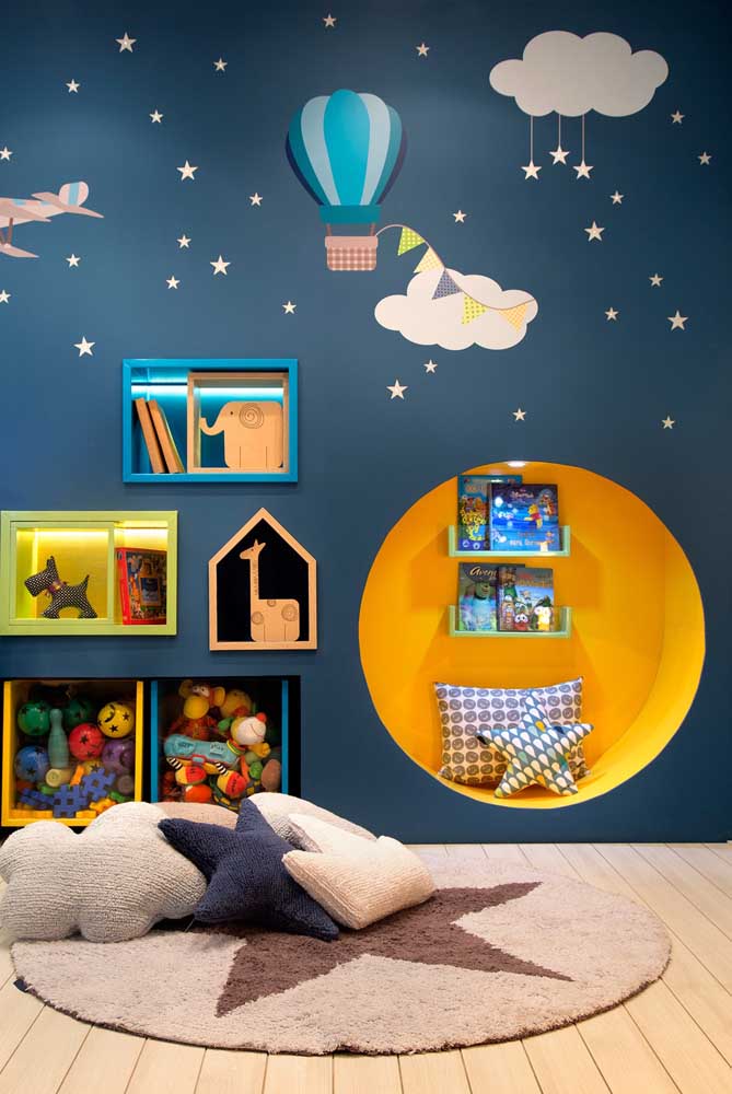 Nichos para quarto de bebê: 59 ideias inspiradoras na hora de criar o seu ambiente