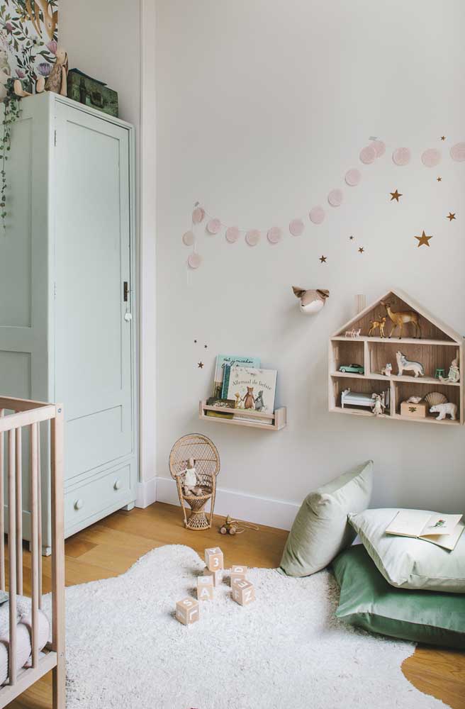 Nichos para quarto de bebê: 59 ideias inspiradoras na hora de criar o seu ambiente