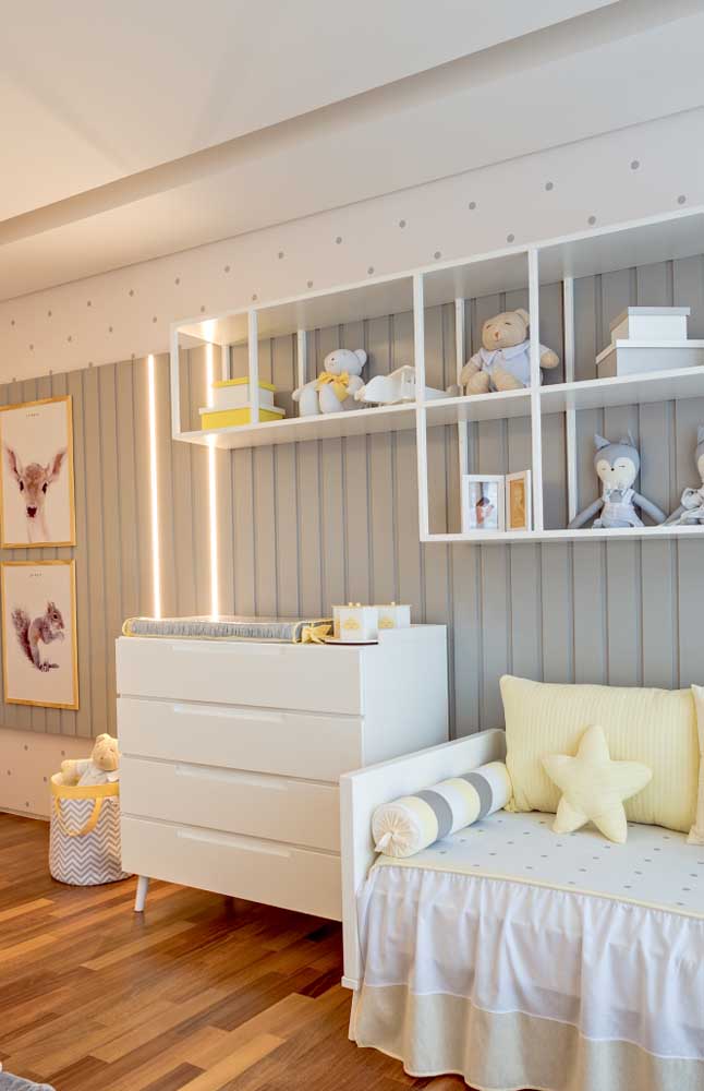 Nichos para quarto de bebê: 59 ideias inspiradoras na hora de criar o seu ambiente