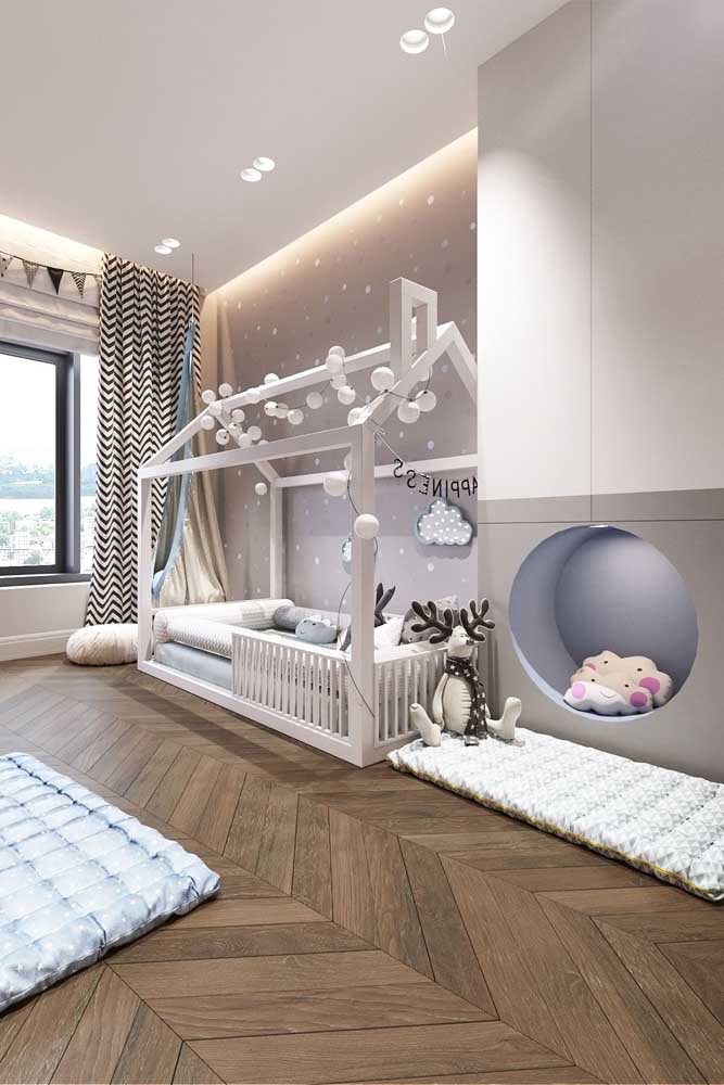 Nichos para quarto de bebê: 59 ideias inspiradoras na hora de criar o seu ambiente
