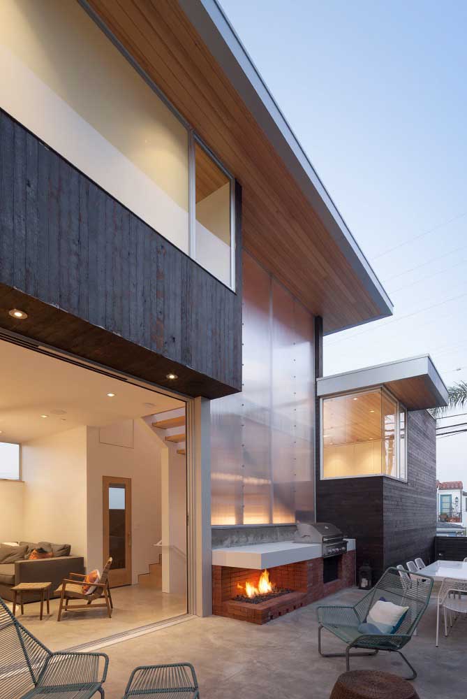 Área de lazer com churrasqueira: 60 fotos de decoração e motivos para escolher ela