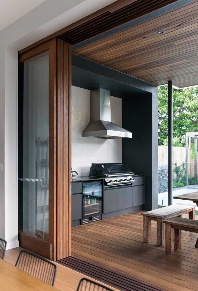 Área de lazer com churrasqueira: 60 fotos de decoração e motivos para escolher ela