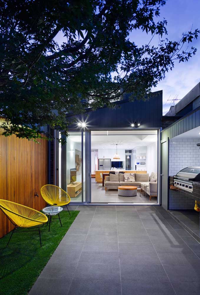 Área de lazer com churrasqueira: 60 fotos de decoração e motivos para escolher ela