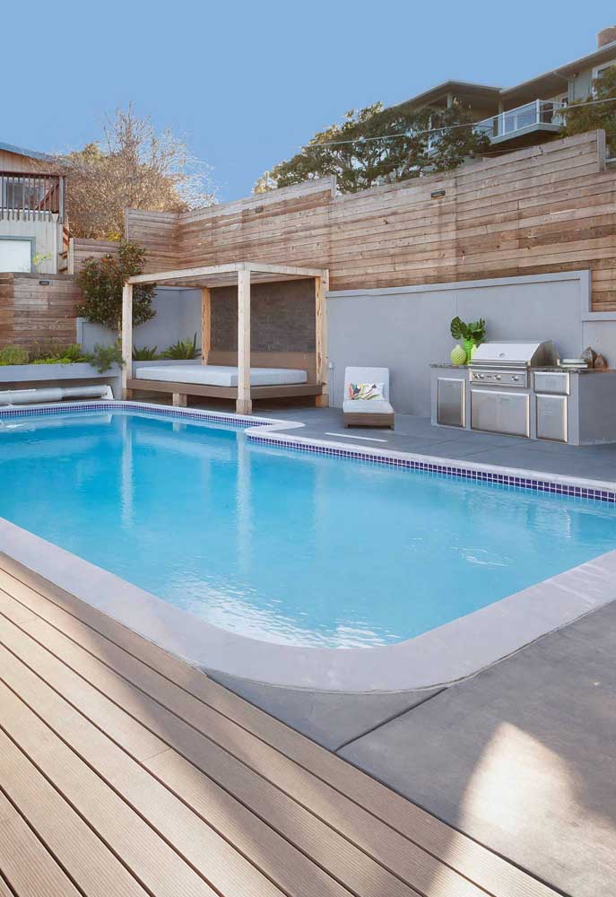 Área de lazer com churrasqueira: 60 fotos de decoração e motivos para escolher ela