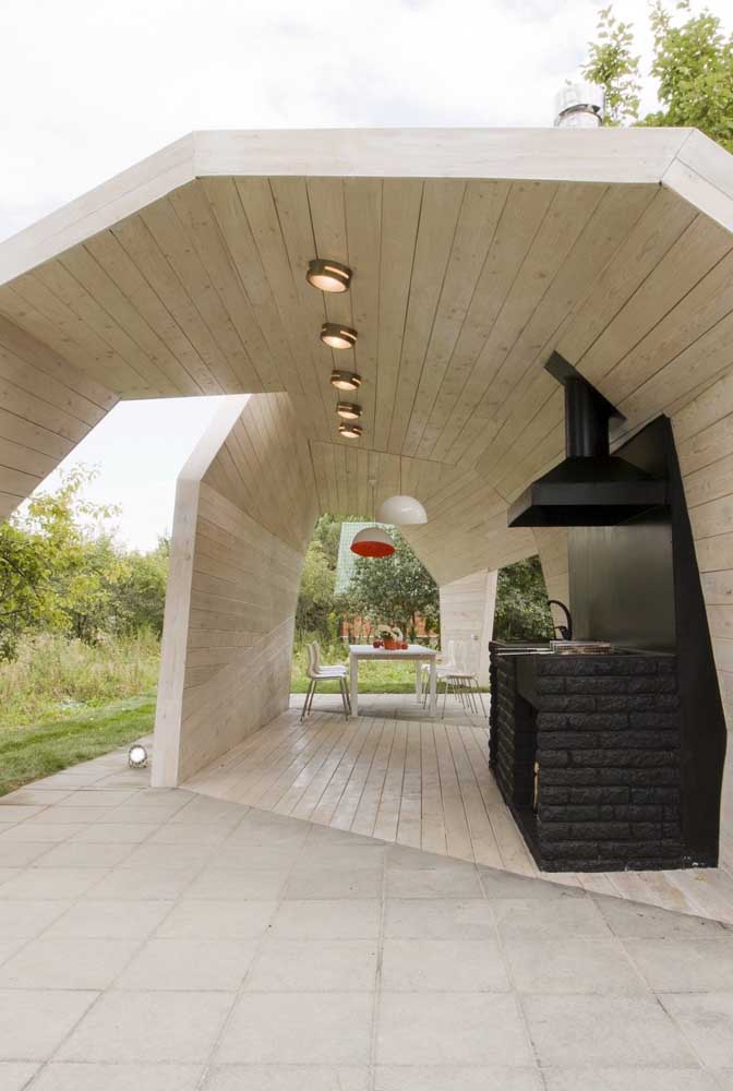 Área de lazer com churrasqueira: 60 fotos de decoração e motivos para escolher ela