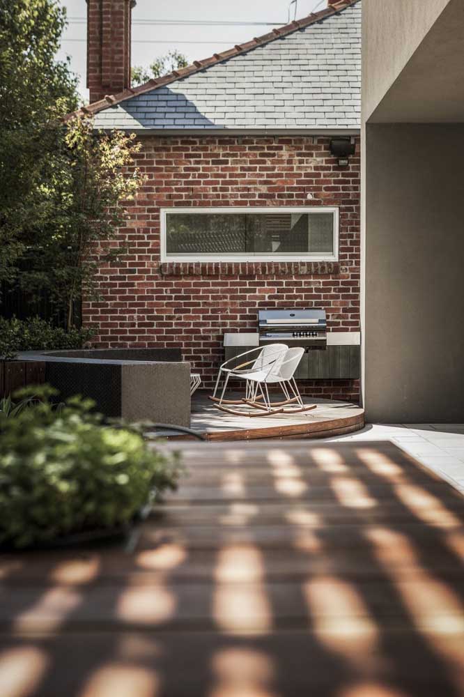 Área de lazer com churrasqueira: 60 fotos de decoração e motivos para escolher ela