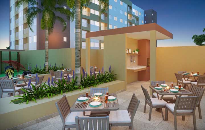 Área de lazer com churrasqueira: 60 fotos de decoração e motivos para escolher ela