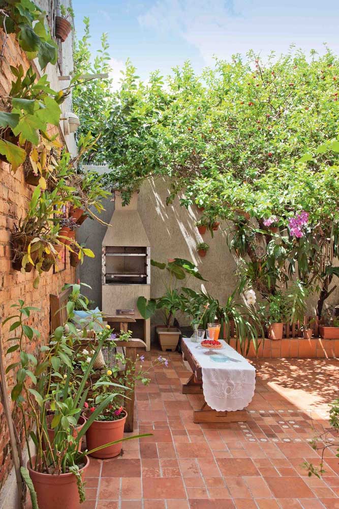 Área de lazer com churrasqueira: 60 fotos de decoração e motivos para escolher ela