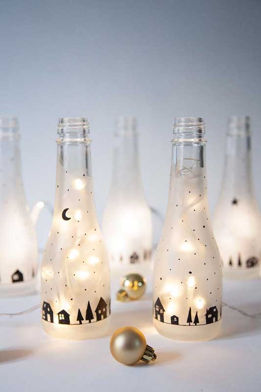 Decoração com garrafas: dicas e ideias para fazer você mesmo