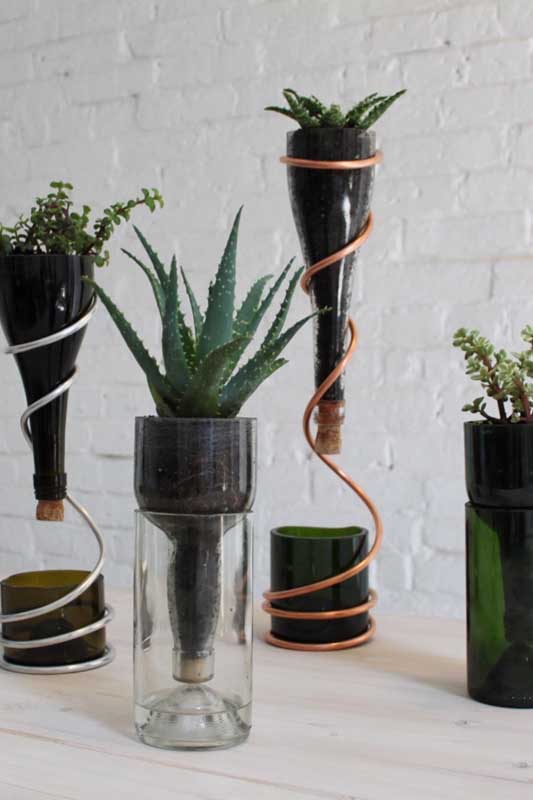 Decoração com garrafas: dicas e ideias para fazer você mesmo