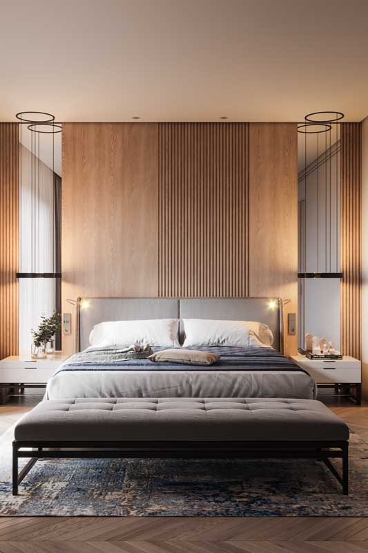 Quarto de casal de luxo: 60 fotos incríveis para você começar a decorar