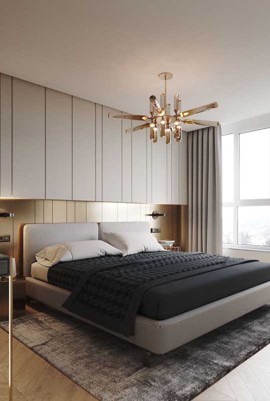 Quarto de casal de luxo: 60 fotos incríveis para você começar a decorar