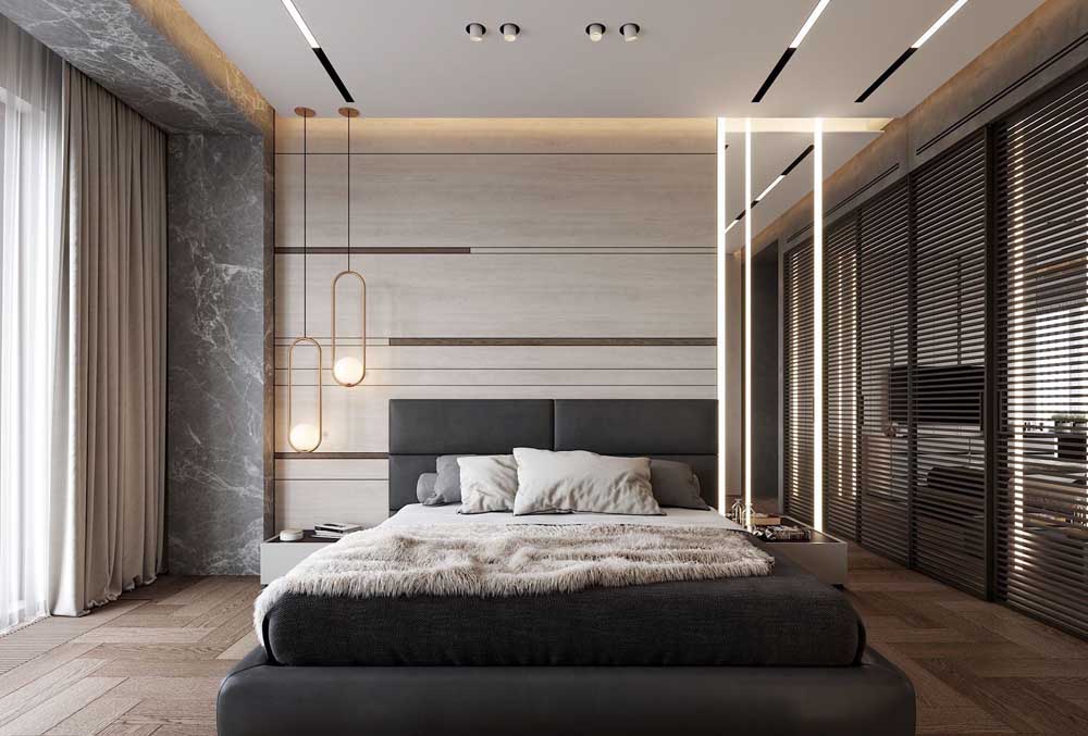 Quarto de casal de luxo: 60 fotos incríveis para você começar a decorar