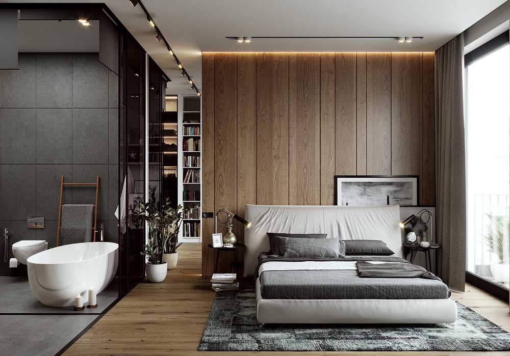 Quarto de casal de luxo: 60 fotos incríveis para você começar a decorar