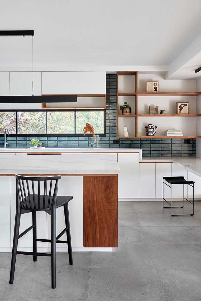 Azulejo para cozinha: 60 modelos, fotos e dicas de projetos