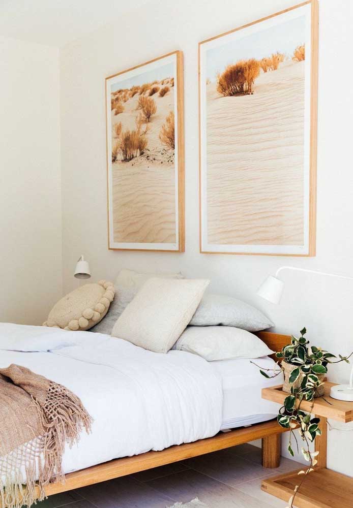 Quadros para quarto: como escolher, dicas para decorar e fotos inspiradoras