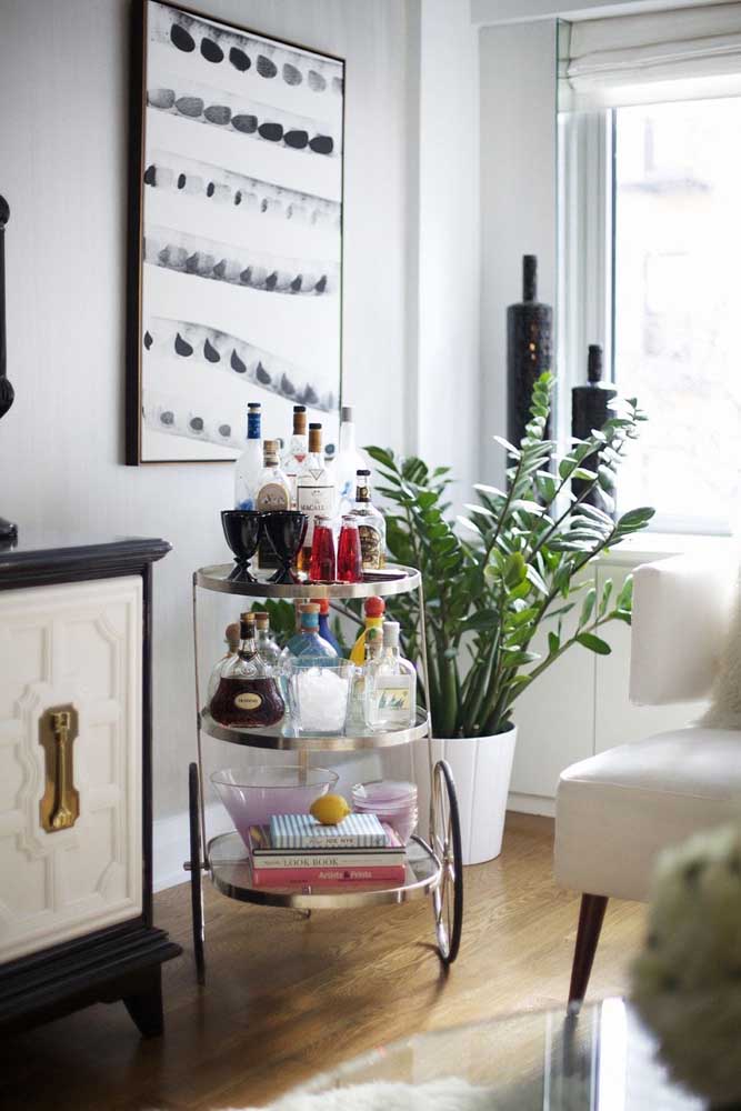 Barzinho para sala: tipos, modelos, como montar e fotos