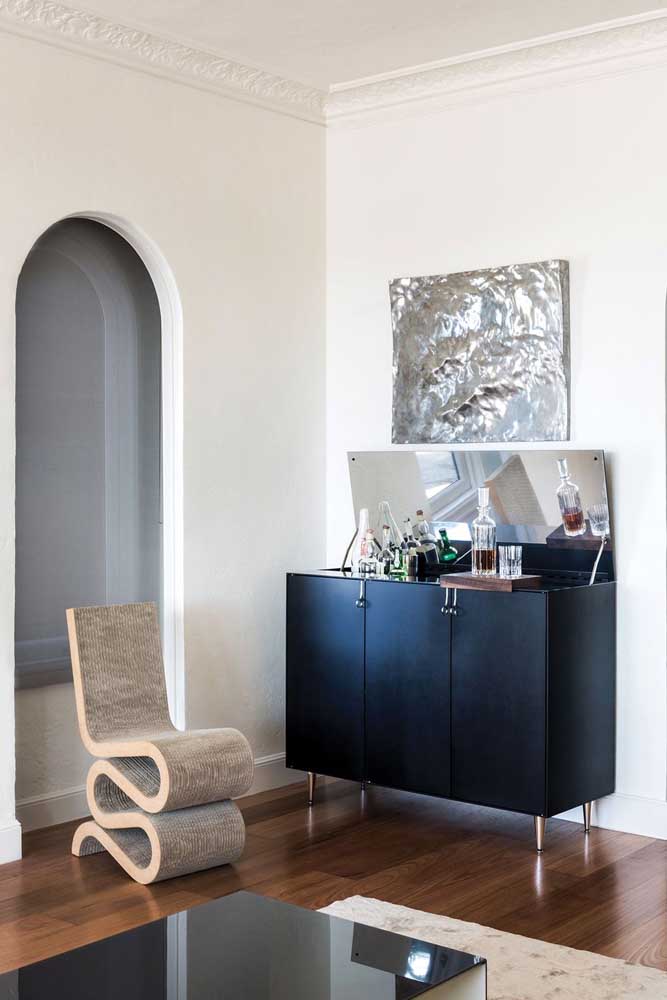 Barzinho para sala: tipos, modelos, como montar e fotos