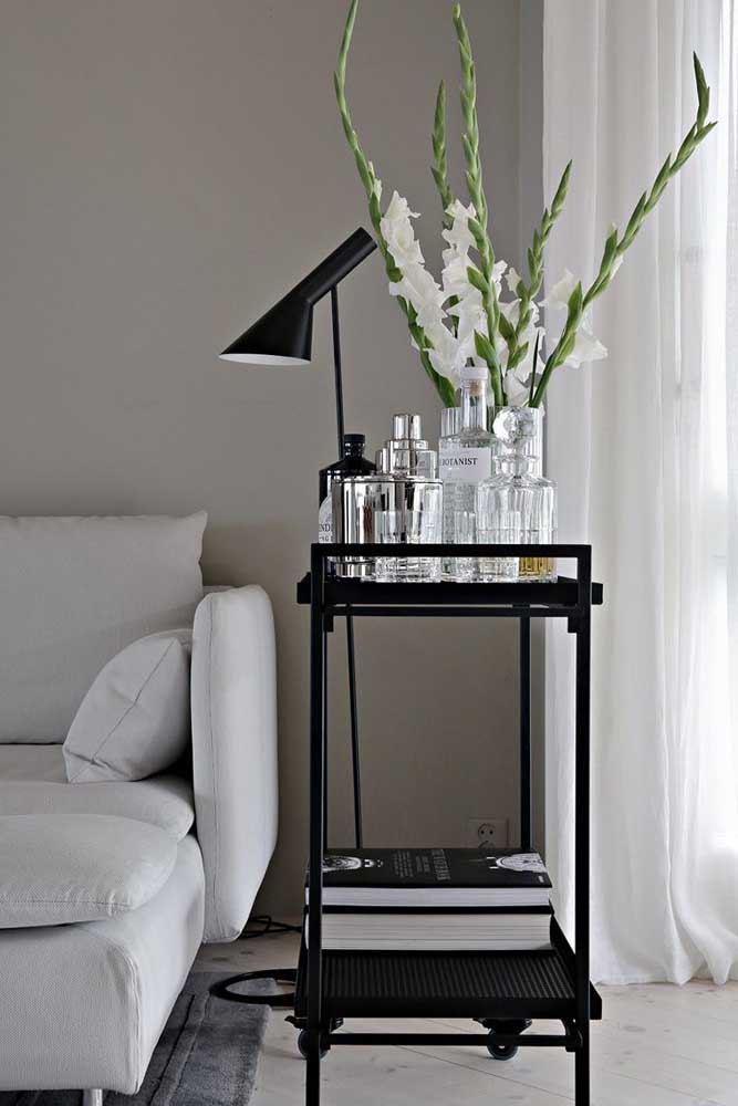 Barzinho para sala: tipos, modelos, como montar e fotos