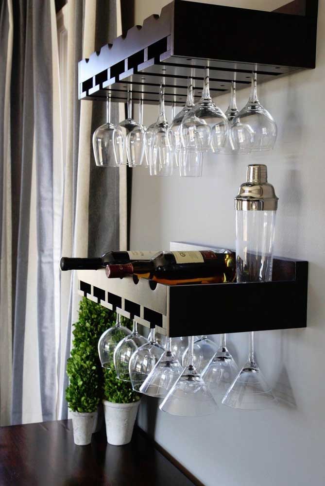 Barzinho para sala: tipos, modelos, como montar e fotos