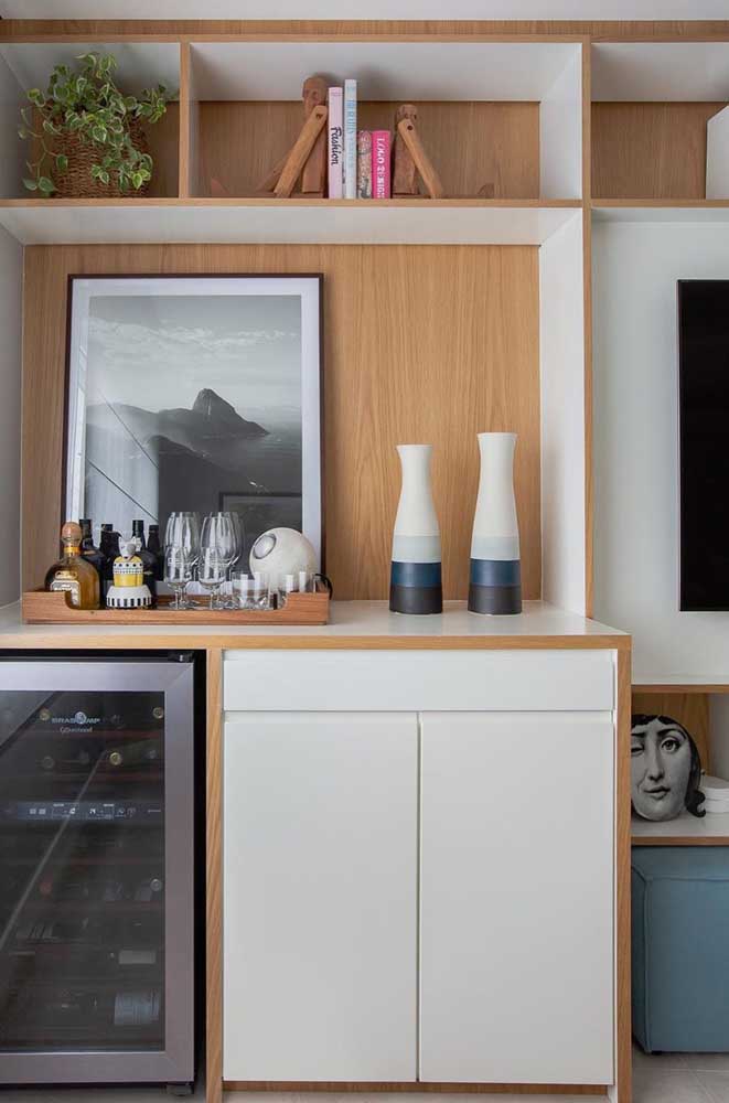 Barzinho para sala: tipos, modelos, como montar e fotos