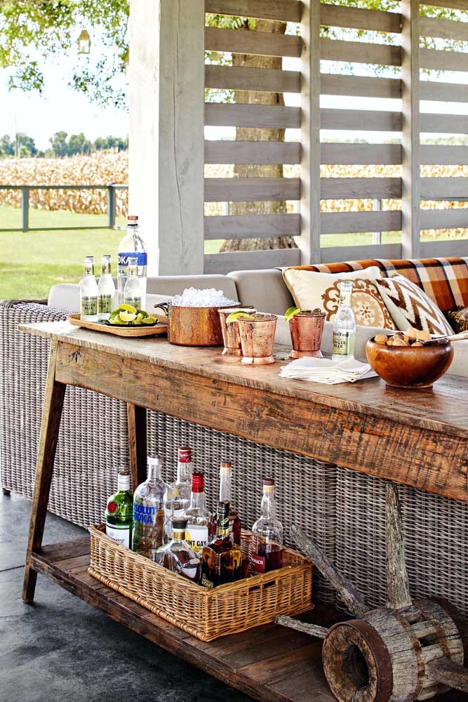 Barzinho para sala: tipos, modelos, como montar e fotos