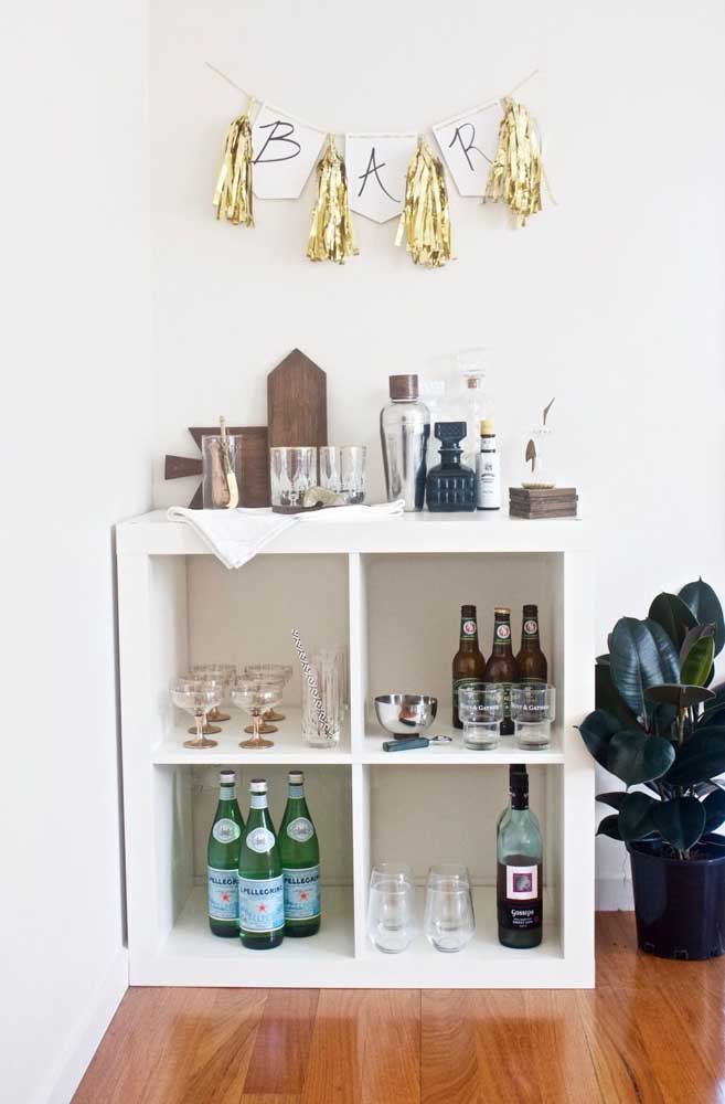 Barzinho para sala: tipos, modelos, como montar e fotos