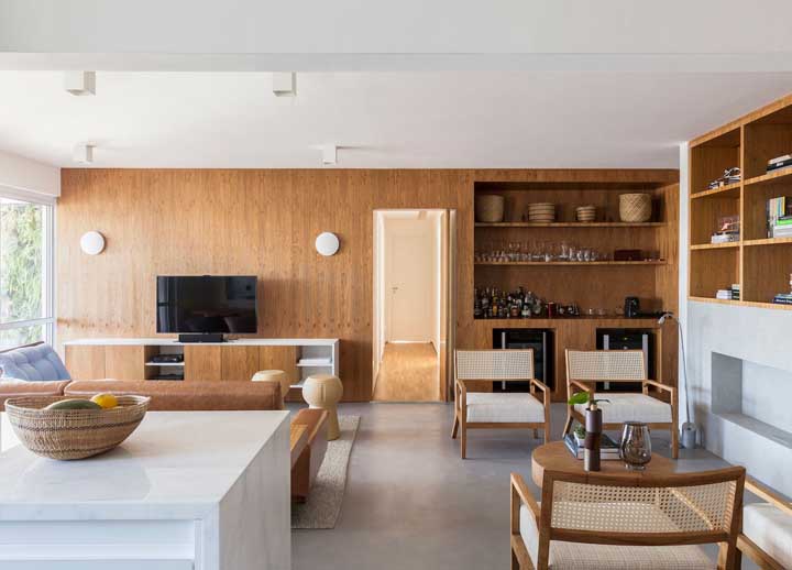 Barzinho para sala: tipos, modelos, como montar e fotos