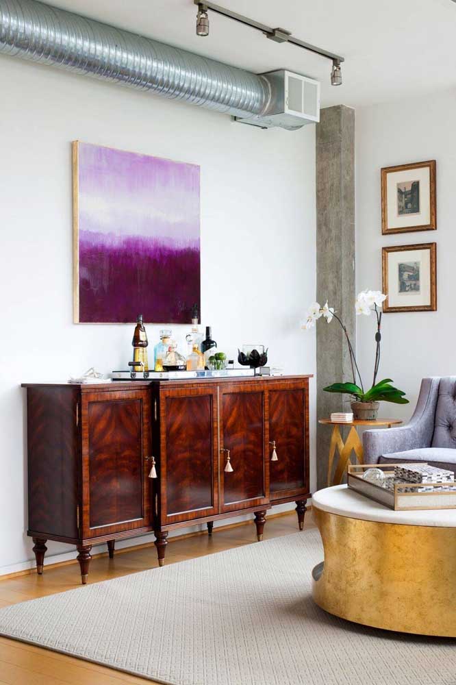 Barzinho para sala: tipos, modelos, como montar e fotos