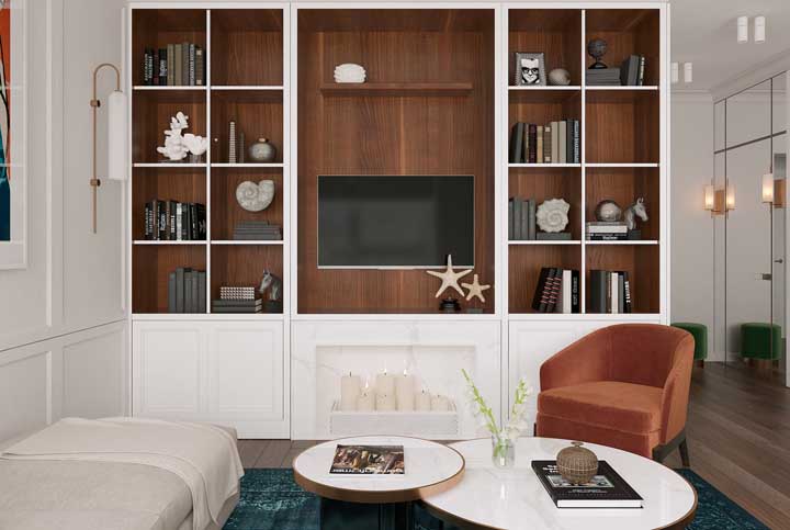 Nichos para sala: vantagens, dicas e modelos com fotos incríveis