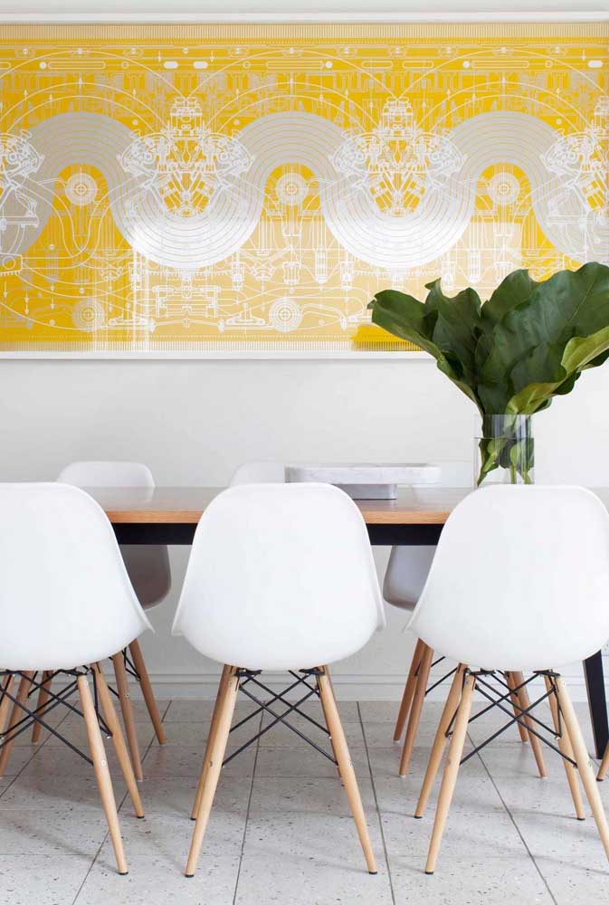 Quadros para sala de jantar: como escolher, dicas e fotos inspiradoras