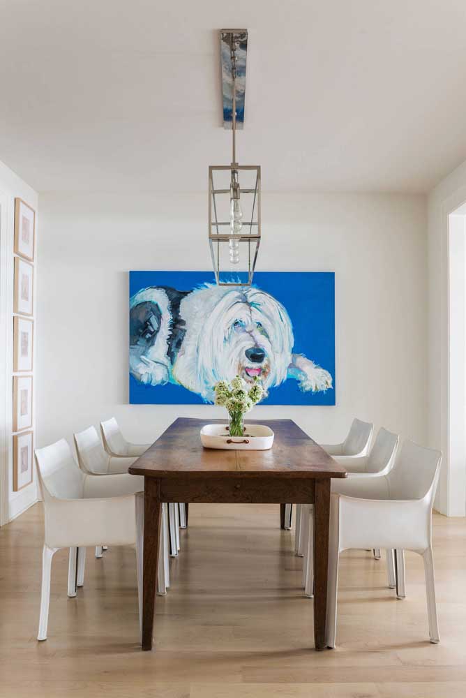 Quadros para sala de jantar: como escolher, dicas e fotos inspiradoras