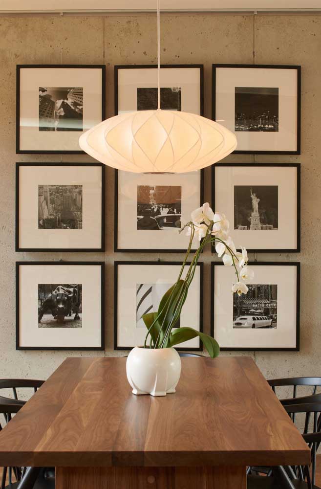 Quadros para sala de jantar: como escolher, dicas e fotos inspiradoras