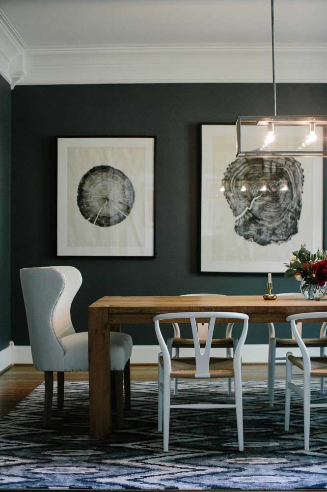 Quadros para sala de jantar: como escolher, dicas e fotos inspiradoras