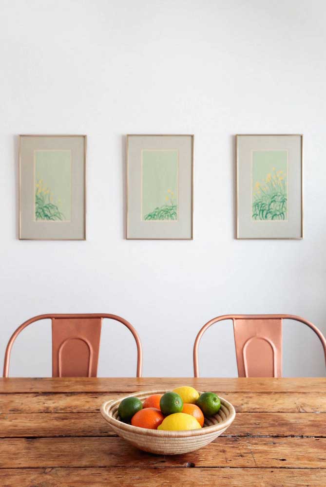 Quadros para sala de jantar: como escolher, dicas e fotos inspiradoras