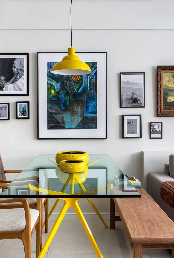 Quadros para sala de jantar: como escolher, dicas e fotos inspiradoras
