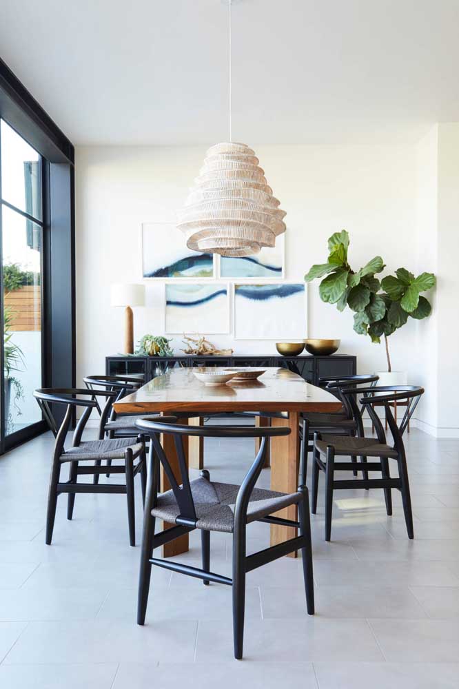 Quadros para sala de jantar: como escolher, dicas e fotos inspiradoras
