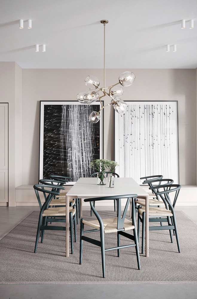 Quadros para sala de jantar: como escolher, dicas e fotos inspiradoras