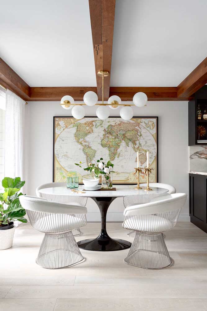 Quadros para sala de jantar: como escolher, dicas e fotos inspiradoras
