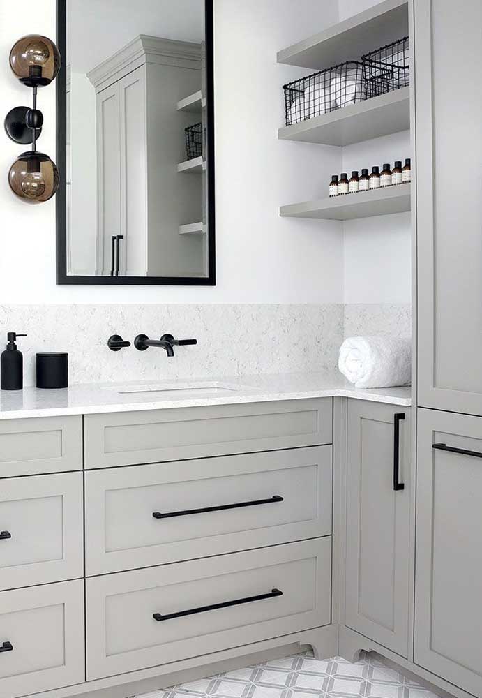 Armário para banheiro: como escolher, dicas e fotos incríveis para se inspirar