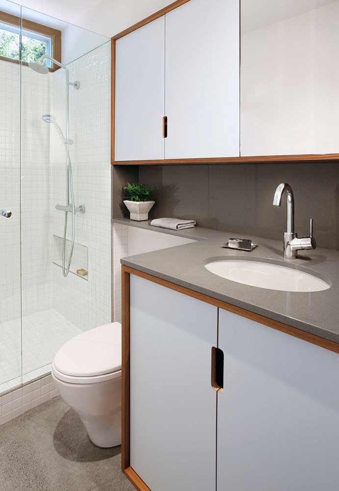 Armário para banheiro: como escolher, dicas e fotos incríveis para se inspirar