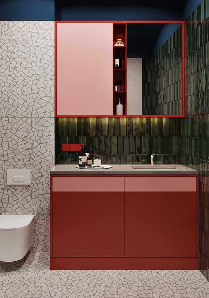 Armário para banheiro: como escolher, dicas e fotos incríveis para se inspirar