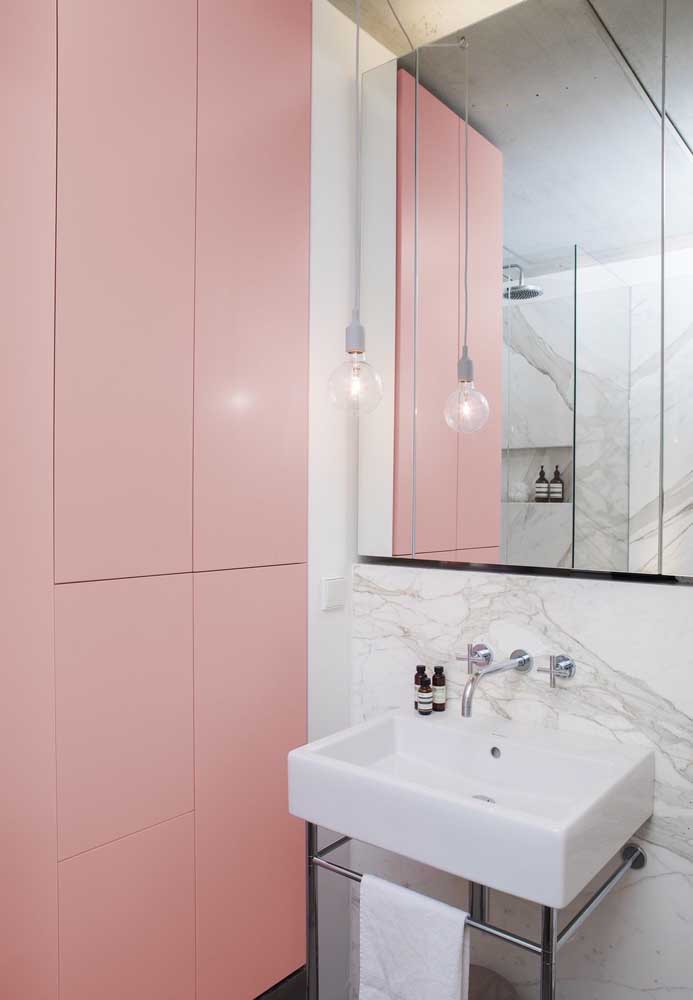 Armário para banheiro: como escolher, dicas e fotos incríveis para se inspirar