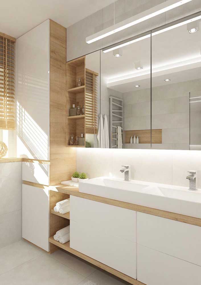 Armário para banheiro: como escolher, dicas e fotos incríveis para se inspirar