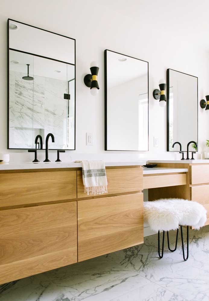 Armário para banheiro: como escolher, dicas e fotos incríveis para se inspirar