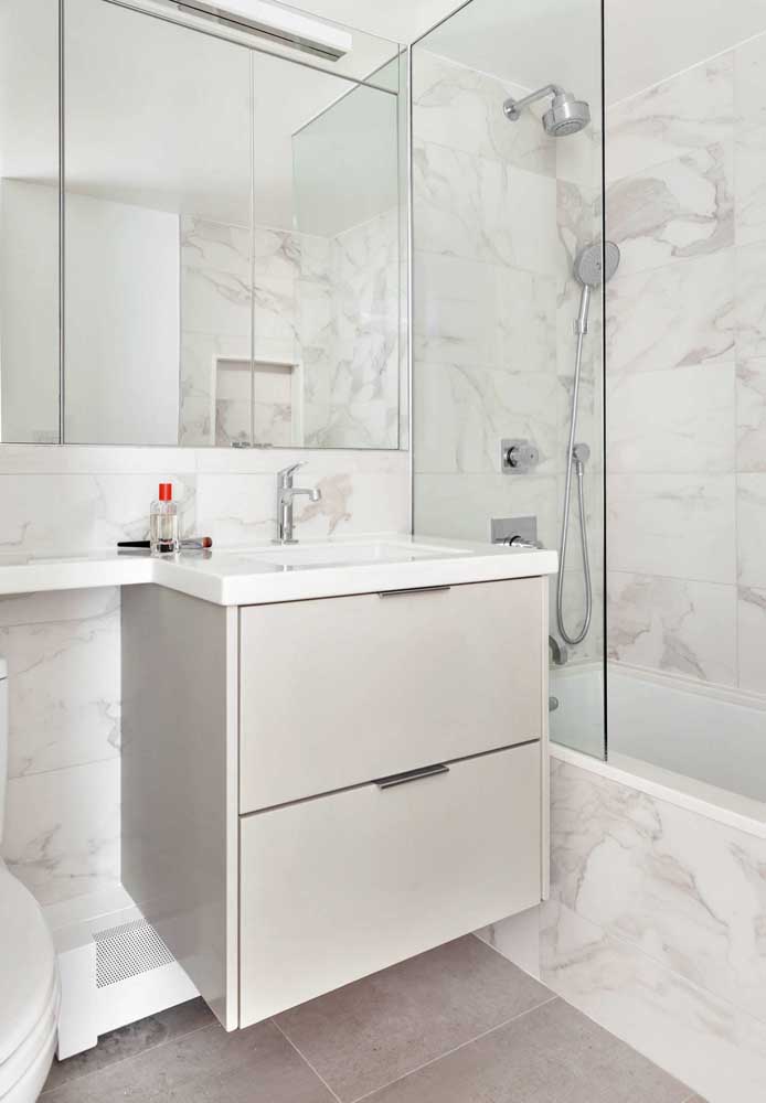 Armário para banheiro: como escolher, dicas e fotos incríveis para se inspirar