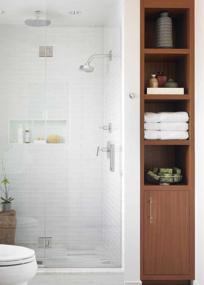 Armário para banheiro: como escolher, dicas e fotos incríveis para se inspirar