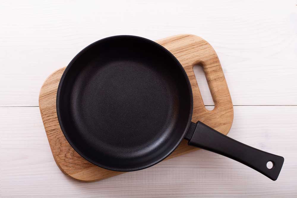 Casa limpa frigideira