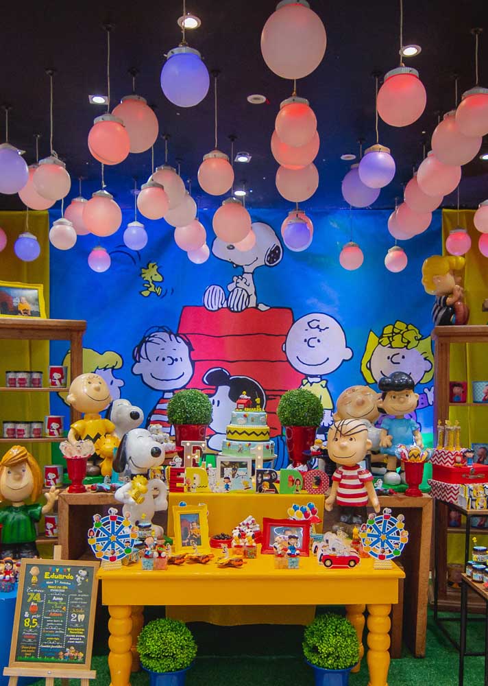 Festa Snoopy: como decorar, o que servir, dicas e fotos incríveis